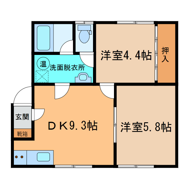 ヴィラマキタの間取り