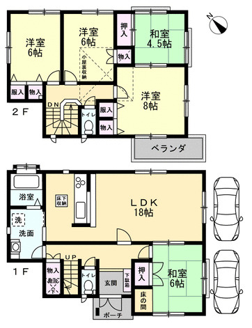 【間取り】 | 南河内郡河南町鈴美台1丁目戸建