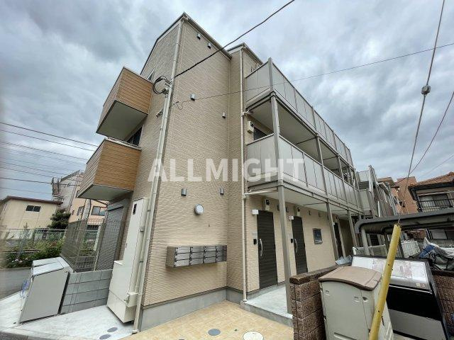 川崎市多摩区登戸のアパートの外観