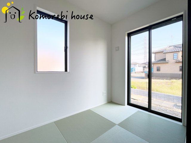 北本市下石戸下　5期　新築一戸建て　グラファーレ　04の和室|和室、ちょっとしたくつろぎスペースにいかがでしょうか