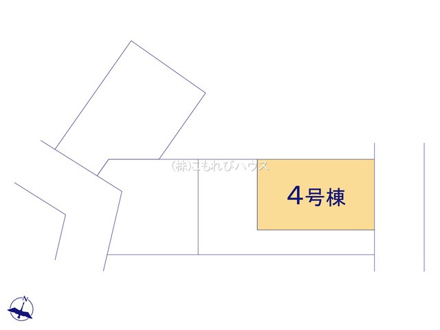 北本市下石戸下　5期　新築一戸建て　グラファーレ　04の区画図|全4区画・4号棟