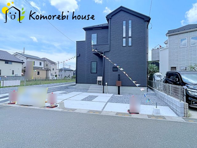 北本市下石戸下　5期　新築一戸建て　グラファーレ　04の駐車場|駐車場です