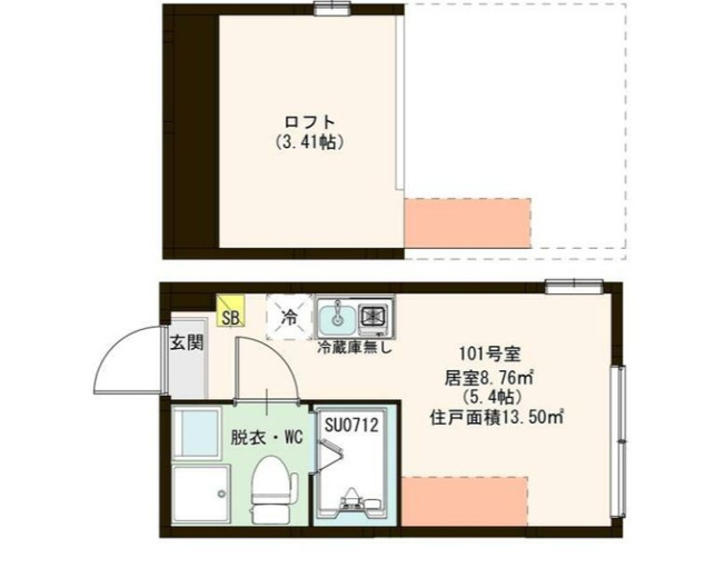 【間取り】 | ＨＩＭＯテラス妙蓮寺
