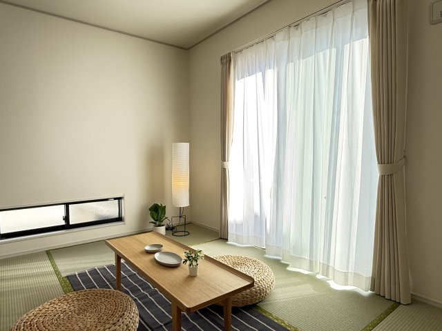 川越市笠幡　未入居戸建ての和室|和室があれば、来客や子供用のスペースとして活躍します