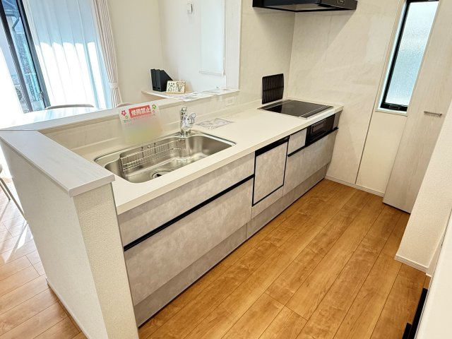 川越市笠幡　未入居戸建てのキッチン|お料理しやすいキッチンです