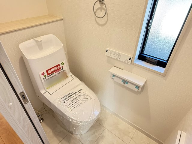 川越市笠幡　未入居戸建てのトイレ|コンパクトで使いやすいトイレです
