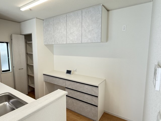 川越市笠幡　未入居戸建ての収納|小物を収納するのに便利です