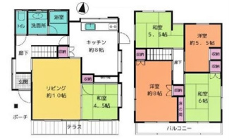 【間取り】 | 東久留米市浅間町3丁目　中古戸建 | 東久留米市浅間町3丁目　中古戸建