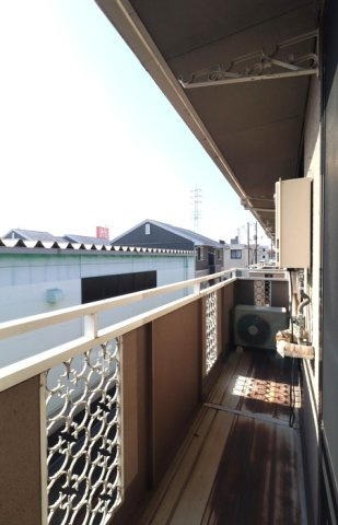 アネックス遠藤　A棟のバルコニー