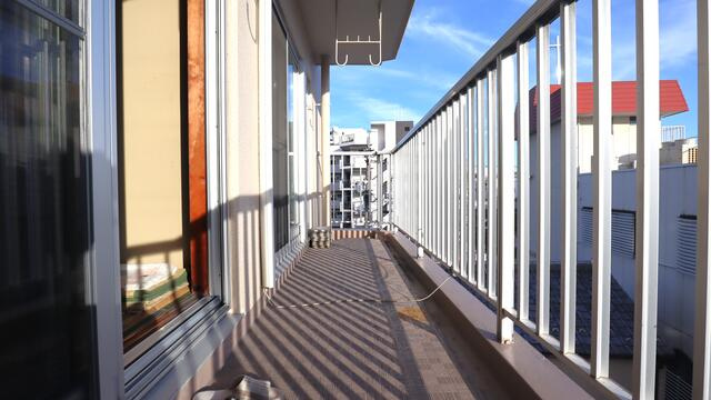 名古屋市昭和区広路通７丁目の中古マンションのバルコニー