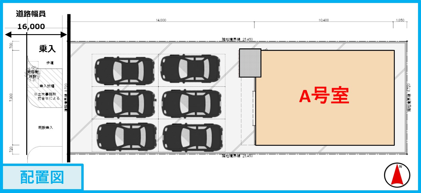 上橋町６０ＧＩＭＵＣＯの区画図