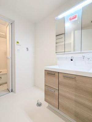 【独立洗面台】 | 葛飾区亀有４丁目の新築戸建 | ～洗面化粧室写真～