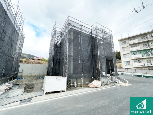 ★現地見学可能！★大津市坂本　新築一戸建ての外観|現在の進捗状況です！順調に作業進行中、完成が待ち遠しいです！詳細の間取り等、お気軽にお問い合わせください！