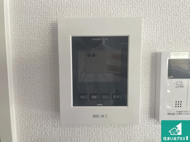 ★現地見学可能！★大津市坂本　新築一戸建ての防犯設備|カラーモニターインターホン！声だけでなく来訪者の姿や顔がモニターで確認できるので、小さなお子様がいらっしゃるご家庭でも安心できます！