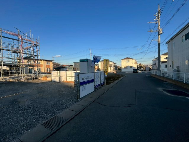 【Livele Garden】　栃木市大平町西水代　第２０　全1邸の前面道路含む現地写真|○前面道路○
南側前面道路幅員6m
2026年1月撮影