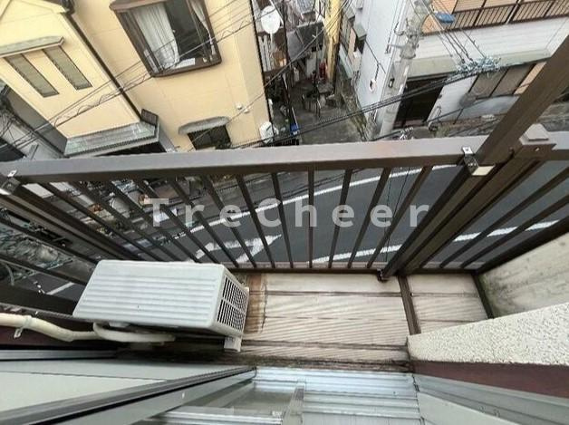 桂ハイツのバルコニー