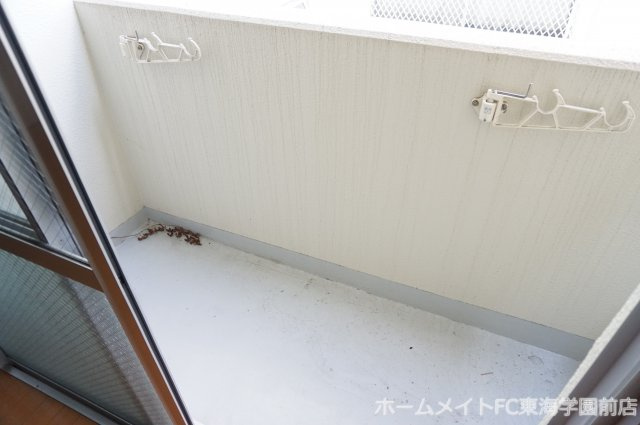 熊本市中央区坪井１丁目の賃貸マンションのバルコニー