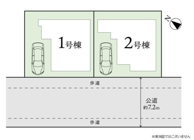 【区画図】 | 大和市南林間10期 新築戸建 全2棟