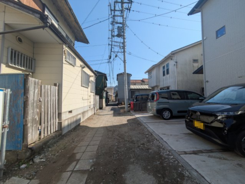 海徒歩３分！閑静な住宅街　新築戸建の前面道路含む現地写真|前面道路