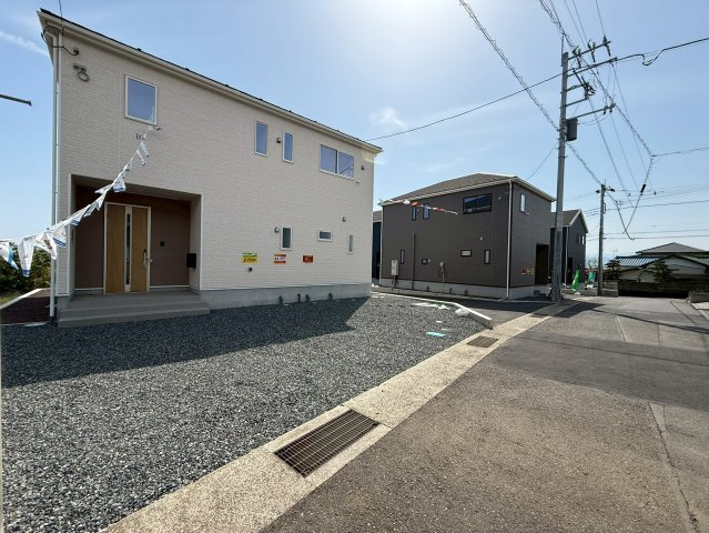 新築戸建　富士市増川　第3　全5棟　5号棟の外観|スッキリとした外観です