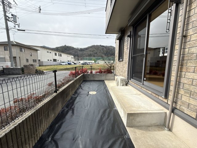 エスポアールメゾンＡ棟のバルコニー
