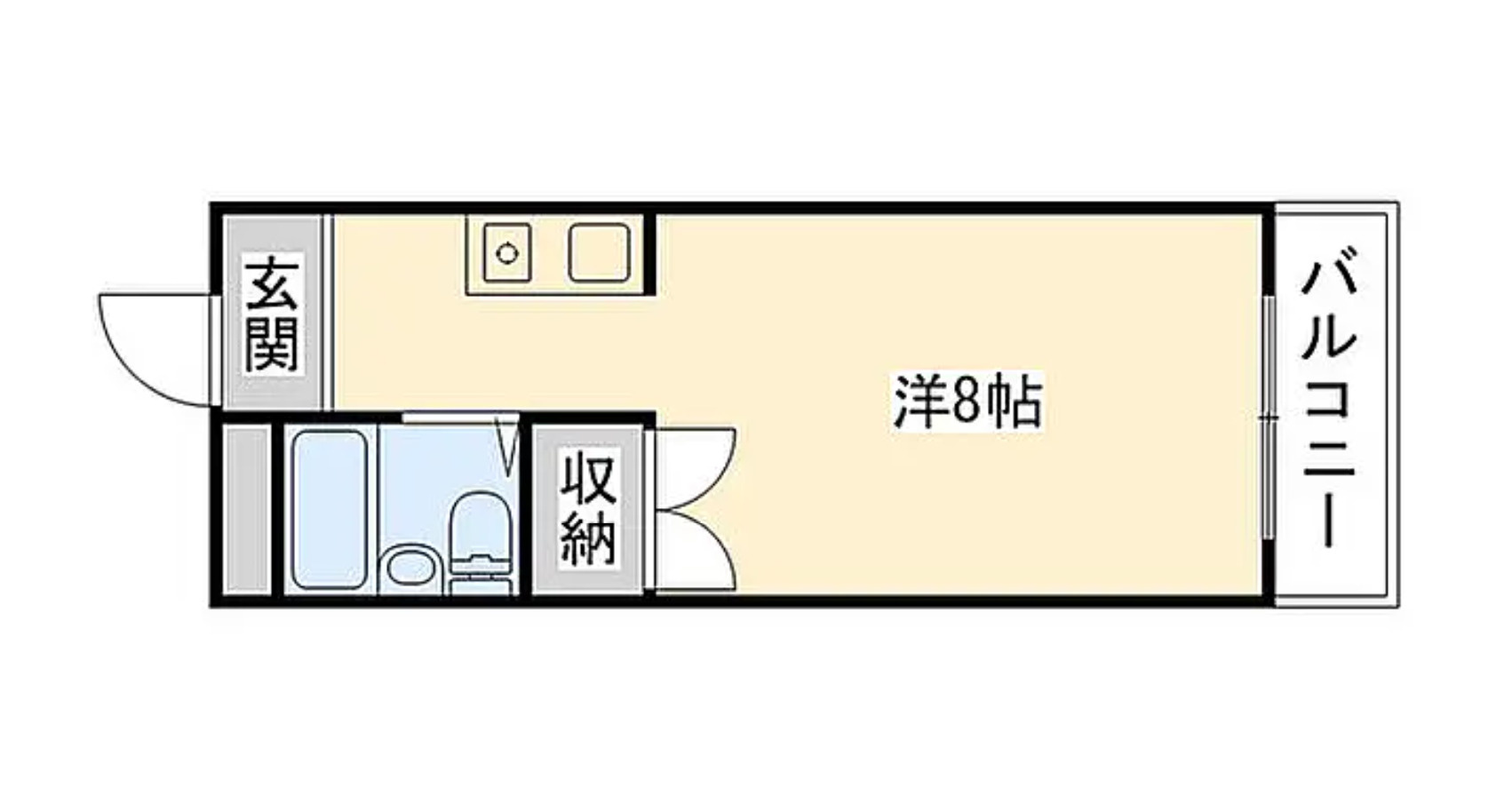 【マンションRIKO】　兵庫県西宮市1棟売マンション「久寿駅徒歩1分」「甲子園駅徒歩11分」☆仲介料1.5％！の間取り