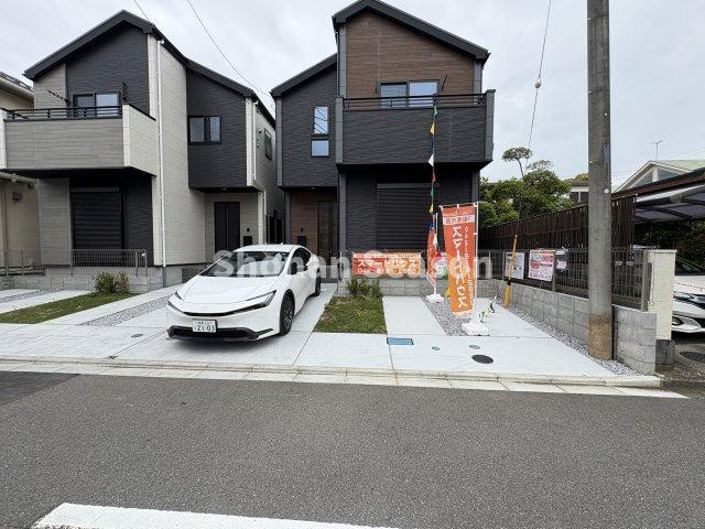 【外観】 | 厚木市エリアに新築戸建全2棟誕生♪
建物完成済み◎ぜひ現地ご体感くださいませ！