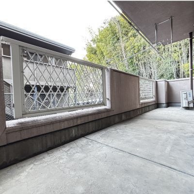 ノースウィングのバルコニー