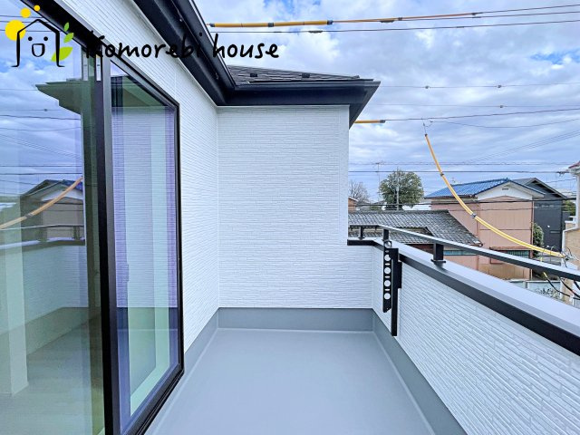 上尾市二ツ宮　7期　新築一戸建て　グラファーレ　01のバルコニー|3/19撮影済み
