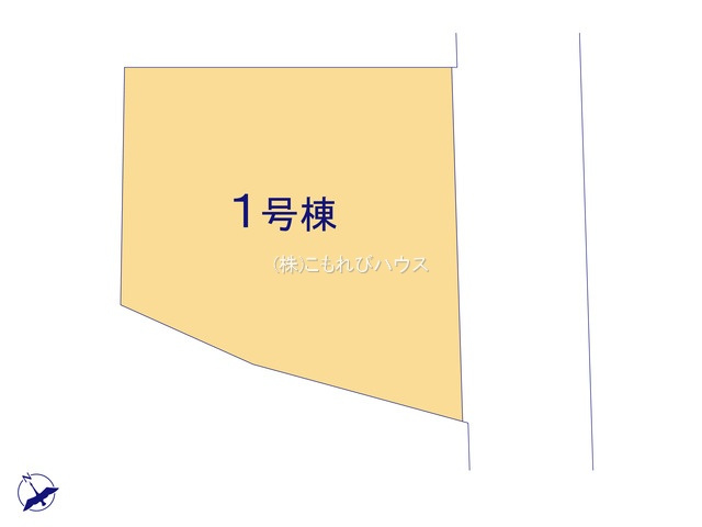 上尾市二ツ宮　7期　新築一戸建て　グラファーレ　01の区画図|全1区画・1号棟