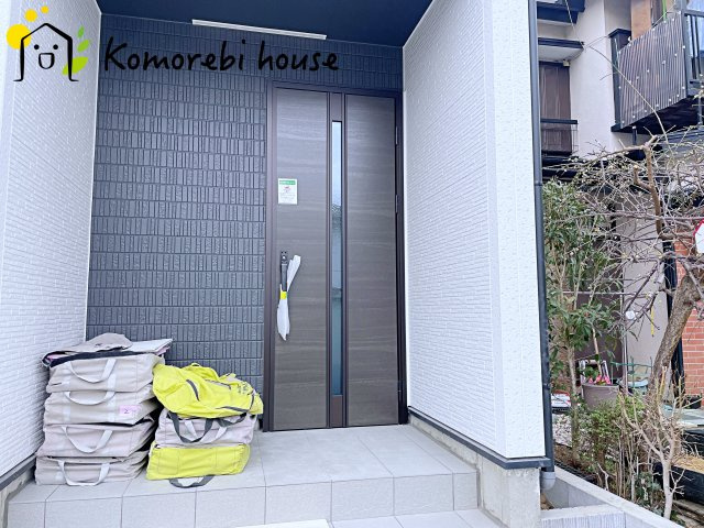 上尾市二ツ宮　7期　新築一戸建て　グラファーレ　01の玄関|3/19撮影済み