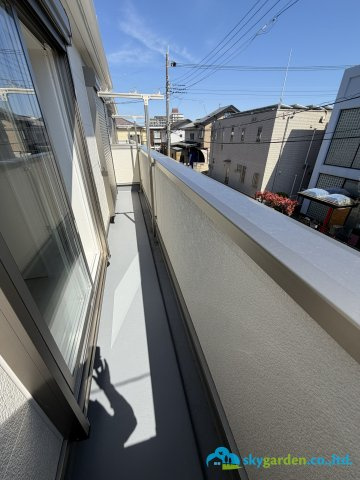 平塚市達上ヶ丘第４　新築戸建　全2棟1号棟のバルコニー