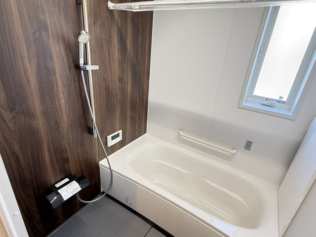 川越市大字笠幡　新築一戸建て　5号棟の浴室|お風呂で日々の疲れを落としましょう