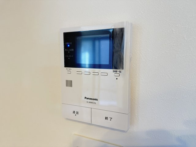 川越市大字笠幡　新築一戸建て　5号棟の防犯設備|モニター付きインターホン