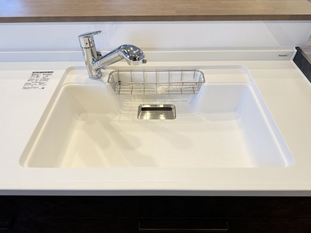 川越市大字笠幡　新築一戸建て　5号棟のキッチン|きれいなキッチンです