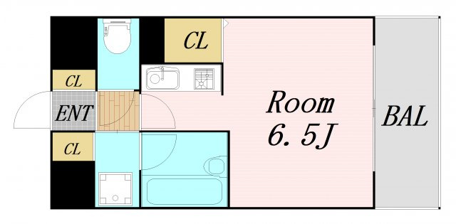 ダイアパレス新大阪宮原　仲介手数料無料の間取り