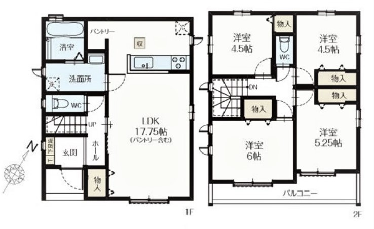 東村山恩多町36期　全12棟　E号棟