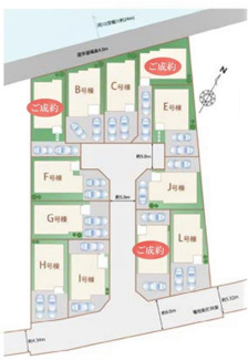 【区画図】 | 東村山恩多町36期　全12棟　E号棟 | 東村山恩多町36期　全12棟　E号棟