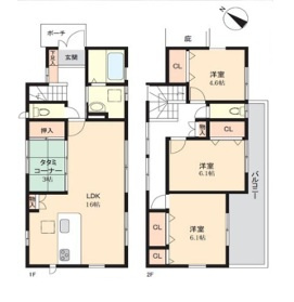 【間取り】 | 中古戸建／ふじみ野市福岡武蔵野