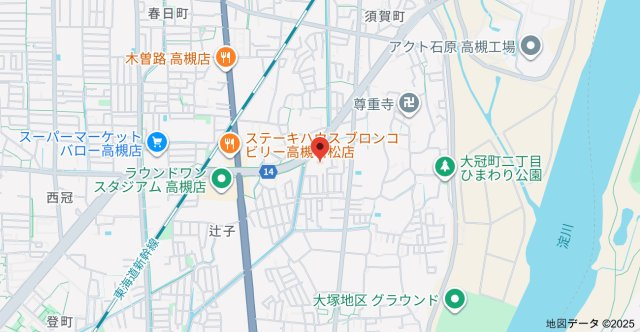 グリーンルーフ大冠Ａ棟の地図