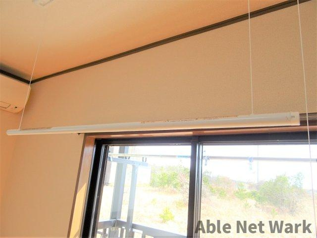 神栖市太田のアパートの設備|洗濯物干し