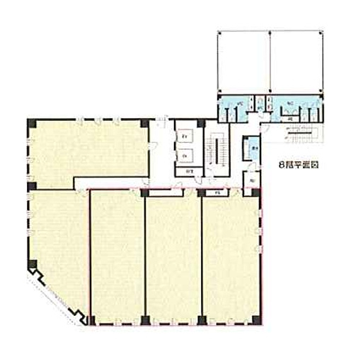ＩＳＥ伊勢住宅　宿院町西７８０１（旧堺フェニックスビル）の間取り