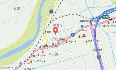 【地図】 | ベルセ東若宮A・B