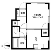 南向きの１Ｋ