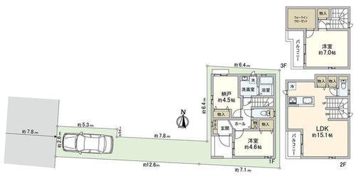 西宮大社町の間取り
