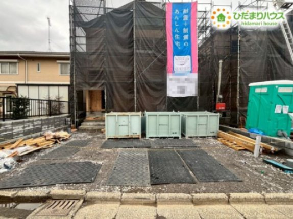 行田市天満　第2　新築一戸建て　クレイドルガーデン　02の前面道路含む現地写真