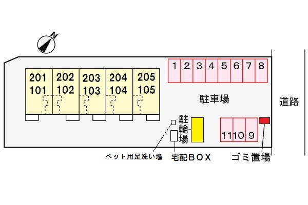 アヴァンスの区画図