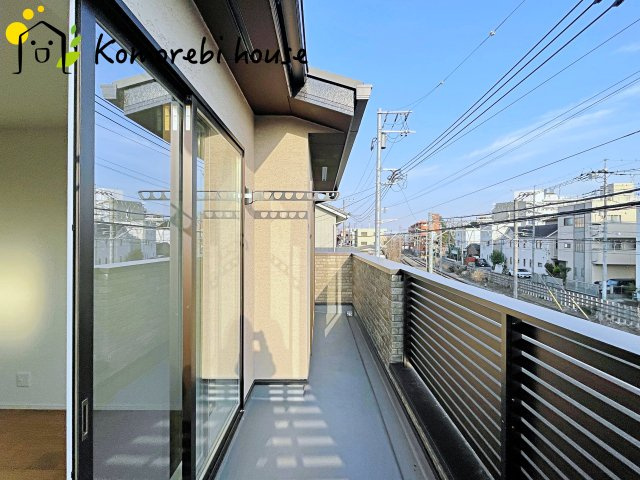 大宮盆栽町　新築一戸建て　グリーンガーデン　Kのバルコニー|26.1.19撮影済み