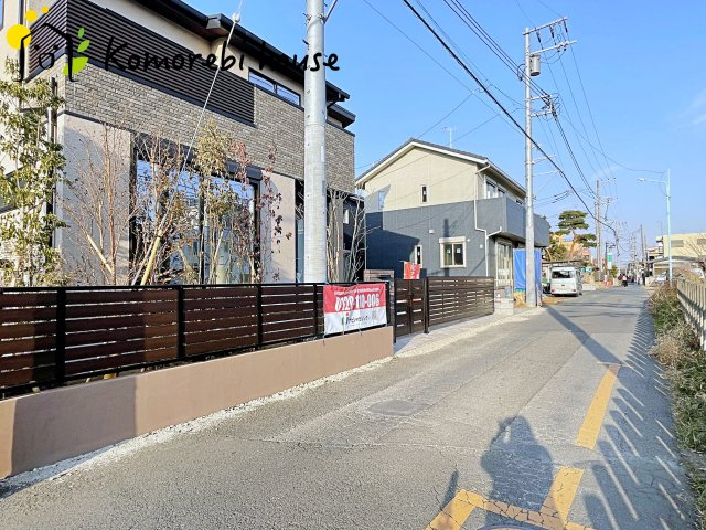 大宮盆栽町　新築一戸建て　グリーンガーデン　Kの前面道路含む現地写真|26.1.19撮影済み
