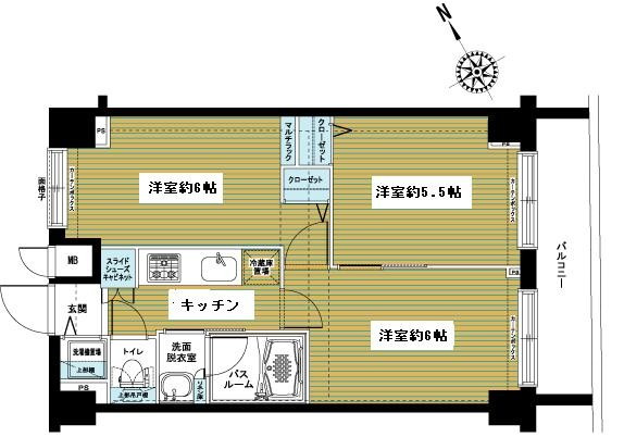 フェニックス日本橋兜町弐番館の間取り